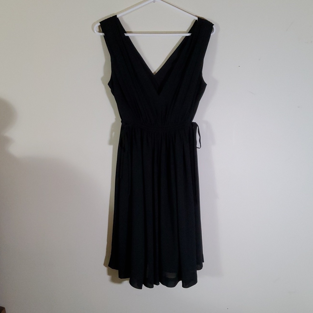 HD In Paris Anthropologie Lavana Little Black Dress Size 4